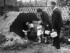 Designed to accommodate up to six people Anderson Shelter During WW2