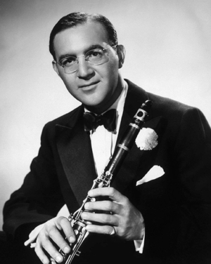 Benny Goodman, known as the "King of Swing" Benny Goodman