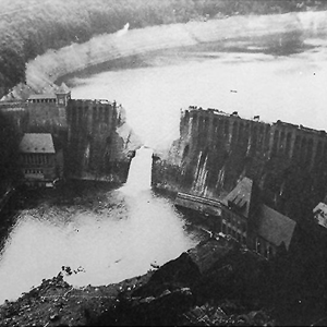 The Bouncing Bomb - Dam Eder Breached Dam Eder Breached